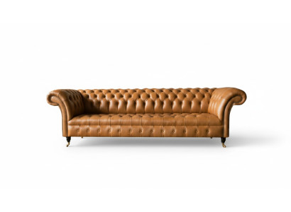 Ontwerpbank Chesterfield bekleding modern textiel stofbanken 4-zits slaapbank nieuw