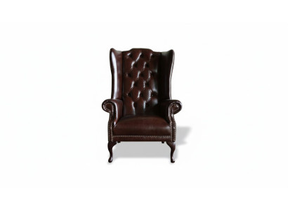 Chesterfield oorfauteuil gestoffeerde sofa's antieke stijl fauteuil stoel klassieke meubels