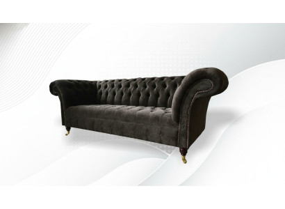 Chesterfield Original meubels 3-zitsbank gestoffeerde banken banken stoffen bank nieuw