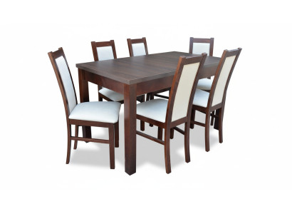 Luxe eettafel 6 stoelen eetkamerset eetgroep klassieke tafel 7-delige set stoel