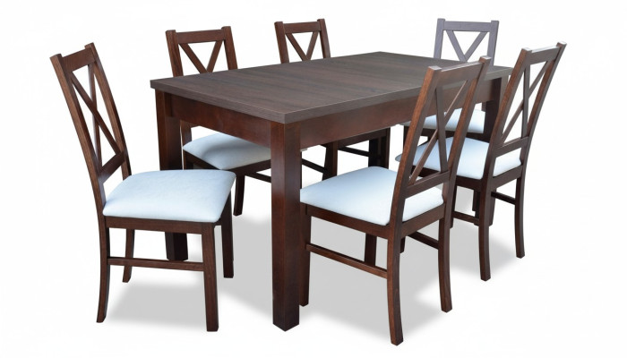 Complete eetkamerset tafel 6x armstoel stoelen luxe eetgroep set 7-delig