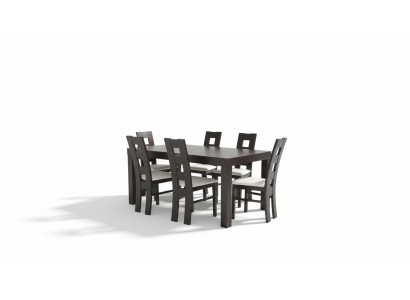 Klassieke eetkamermeubelen Eetkamerset Armstoel Tafel Groep 7-delige set Klassiek