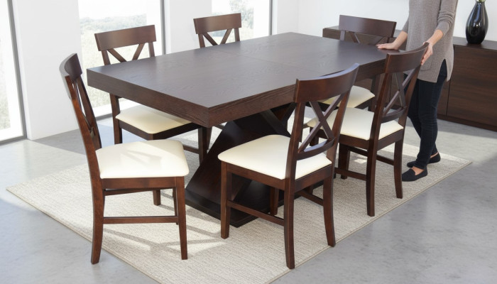Eetkamertafel Ontwerp Commode Set Garnituur 7-delige Set Moderne Meubels Armstoelen