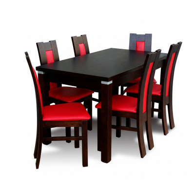 Armstoel Stijl Meubelen Eetkamer Set Stoel Groep Tafel 7-delig Set Nieuw