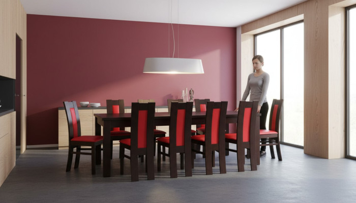 Eettafel eetkamer set eetgroep klassieke tafel 11-delig set stoel 10x stoelen