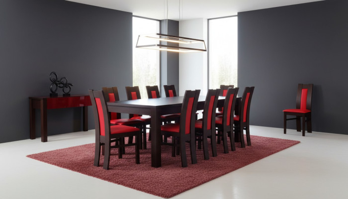 Eettafel eetkamer set eetgroep klassieke tafel 11-delig set stoel 10x stoelen
