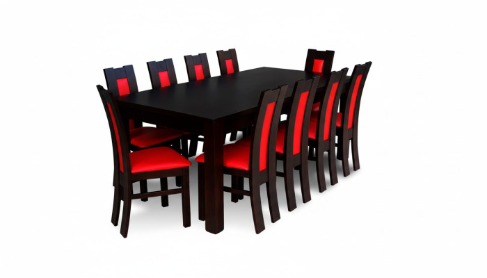Eettafel eetkamer set eetgroep klassieke tafel 11-delig set stoel 10x stoelen