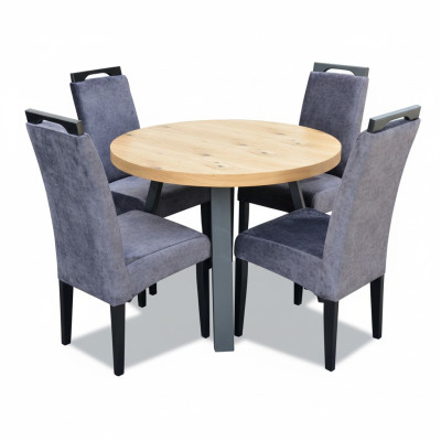 Eettafel 4 x stoelen eetkamer set eetgroep Moderne stoelen tafel tafels 5-delig.