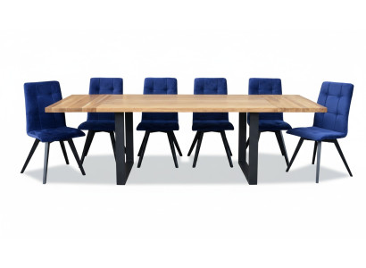Garnituur Compleet Set Eettafel 6 Stoelen Eetkamer Groep Houten Tafel Tafels 7-delig