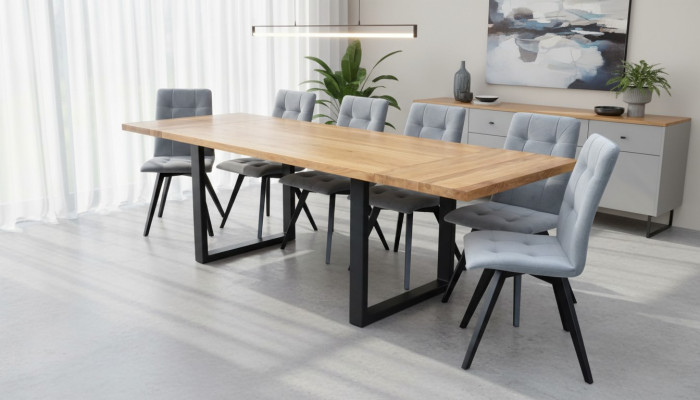 Eettafel 6x stoelen Klassieke set Eetkamer 7-delig Rechthoekige tafel Stoel
