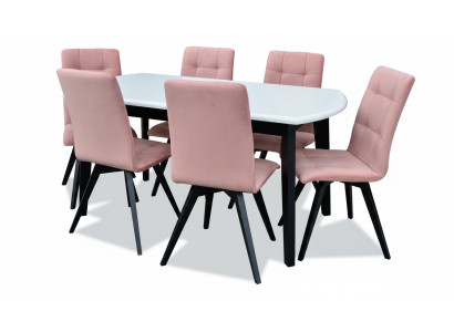 Eettafel 6 stoelen Stoel Eetkamer Set Klassieke Tafels Tafel 7-delig Nieuw