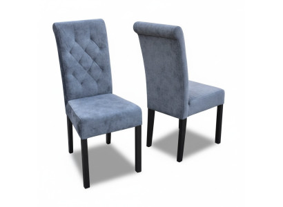 Fauteuil Stoel Eetkamer TV Lounge Textiel Stoel Modern Gestoffeerd Houten stoel