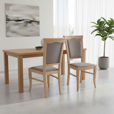 Ontwerp 1x stoelen set eetkamerstoel fauteuil horeca houten meubels leunstoelen keuken.