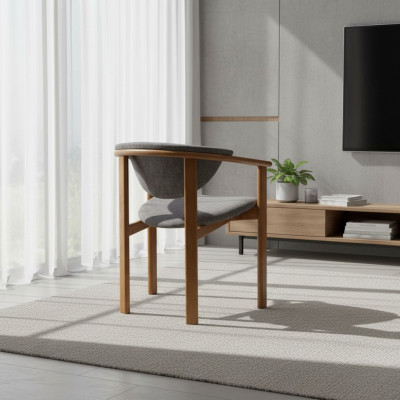 Fauteuil Club Lounge Ontwerper Leuningstoel Gestoffeerde Bank 1 Zits Nieuw Textiel TV
