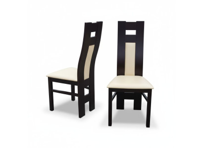 Houten stoel set 1x Massief houten stoel Eetkamerstoel Designer stoelen Eetkamerstoelen