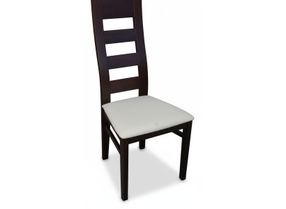 Textiel 1x massief houten eetkamerstoel houten gestoffeerde stoel horeca eetkamer.