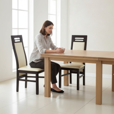 Ontwerperstoel Armstoel Gestoffeerde stoelen Stoffen zitplaatsen Eet Woonkamer Gestoffeerd