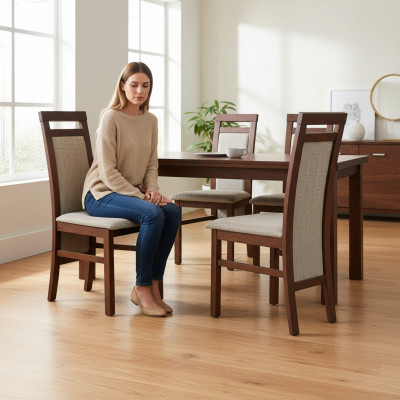 Zetel stoelen eetkamerstoel bureaustoel stoel Klassieke fauteuil nieuw K75!