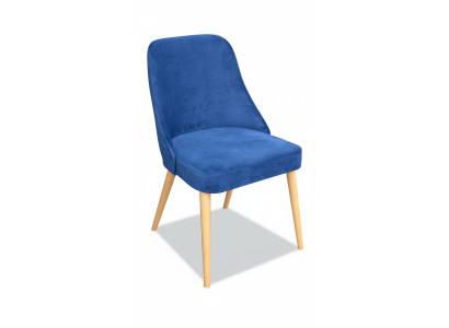 Massief houten stoel Eetkamerstoel Designer textiel stoel Stoelen Eetkamerstoelen K78