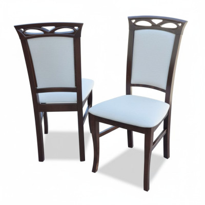 Massief houten eetkamerstoel, ontwerper textiel houten stoel stoelen eetkamerstoelen.