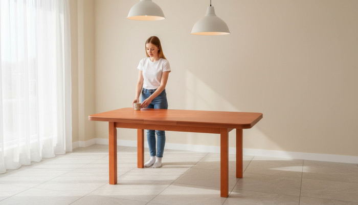 Eetkamer tafels woonkamer houten ontwerper 90x160/200cm keukentafels nieuw