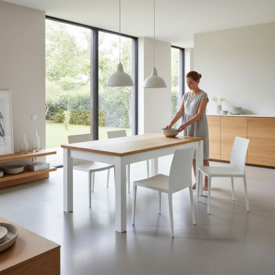 Esstisch Tisch Gruppe Esszimmer Wohnzimmer Garnitur Holz Design Tische Neu 160cm Eettafel Tafel Groep Eetkamer Woonkamer Set Hout Ontwerp Tafels Nieuw 160cm