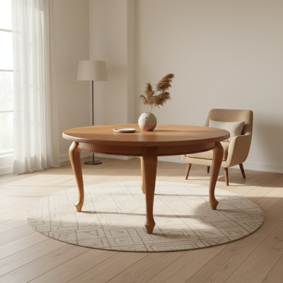 Eettafel Houten tafel Houten tafels Tafel Eetkamer Design Luxe meubels 150x150/200cm