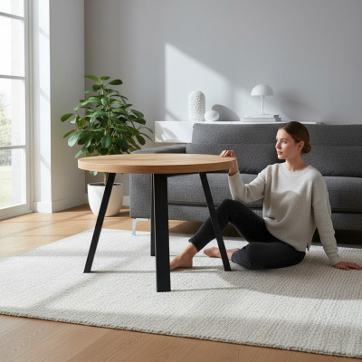 Grote ontwerpconferentietafel houten tafels vergadering eetkamertafel 100x100/200!