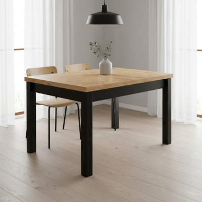 Eettafel Kamer Tafels Woonkamer Hout Ontwerper Bruin 90x120/270 Houten tafels