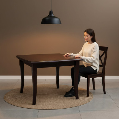 Eettafel Houten tafel Massief houten meubelen Vergadertafel Eettafel 100x100/250cm Nieuw