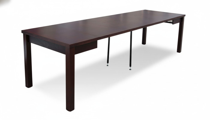Luxe houten eettafel Design eettafels Houten meubels 100x100/250cm