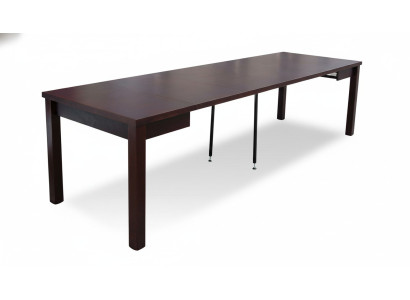 Luxe houten eettafel Design eettafels Houten meubels 100x100/250cm
