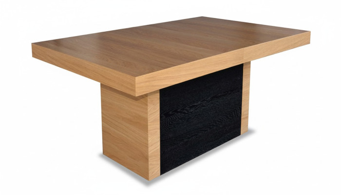 Luxe eettafel ontwerper houten tafel meubels zuiltafel eetkamer 110x250/490cm