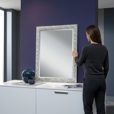 Spiegel Wandspiegel ontwerper Hal woonkamer bad hout glas design meubels nieuw
