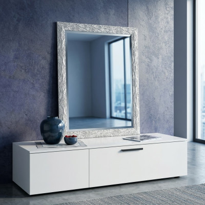 Spiegel Wandspiegel ontwerper Hal woonkamer bad hout glas design meubels nieuw