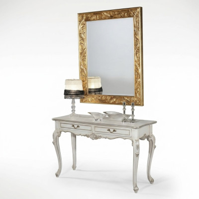 Spiegel Italiaans designmeubilair staande spiegel dressoir 93x183cm Barok Rococo