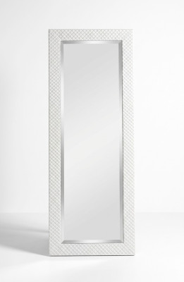 Handgemaakte spiegel Staande spiegel groot Houten frame echt hout 176x86cm Ophangen