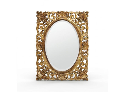 Spiegel houten frame wandspiegel klassiek design barok rococo houten frame xxl