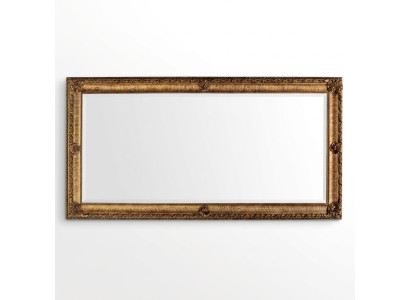 Grote wandspiegel xxl koninklijke barokstijl design meubelen rococo houten frame 181x91.