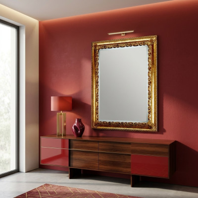 Design xxl Spiegel Wandspiegel Echt Holz Rahmen Hängespiegel Luxus Möbel Barock  Ontwerp xxl spiegel wandspiegel Echt houten frame Hangende spiegel Luxe meubels Barok