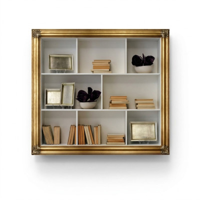 Wandplank Boekenkast Boekenkast Woonkamer Muur Luxe