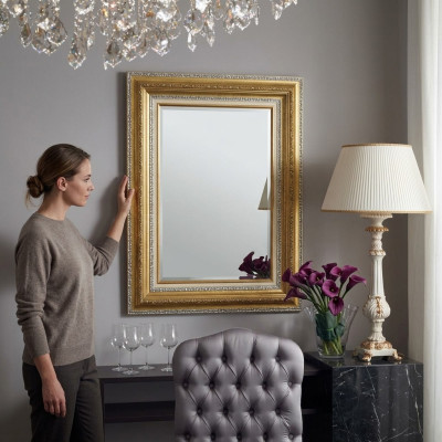 Stuur Klassieke Designer Spiegel Grote Wandspiegel Retro Landhuis Barok Nieuw SP6040.