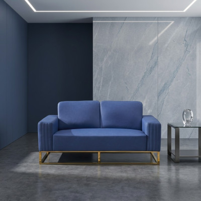 Bank Kunstleer Bankstel Elegant Ontwerp Designer 2-Zits Meubels Klassiek
