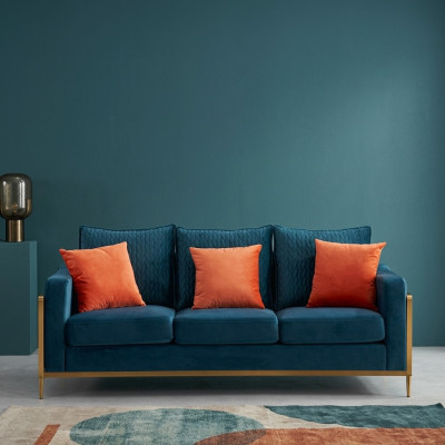 Bankstel 3+2 zitplaatsen Set Design Banken Gestoffeerde Banken Textiel Relax Garnituren