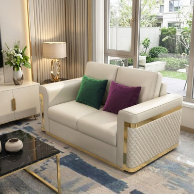 Sofa Bank Bekleding 2-zitsbanken Bankstellen Zitten Decor Garnituren Design Club