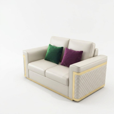 Sofa Bank Bekleding 2-zitsbanken Bankstellen Zitten Decor Garnituren Design Club