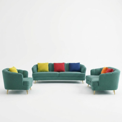 Sofaset 3+2 zits set Bank Bekleding Bankstel Ontwerpen