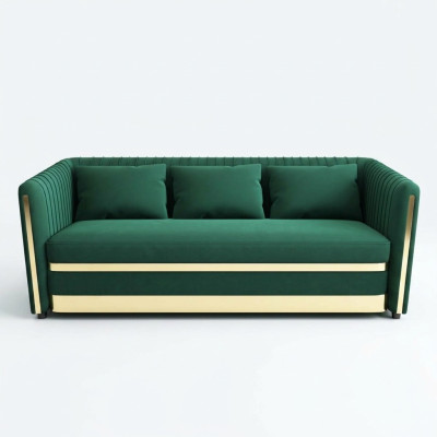 Driepersoons bank gestoffeerd designbank zetel 3-zits bank woonkamer meubels modern