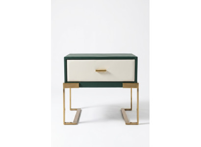 Ontwerp nachttafel console decoratie metaal glanzend tafels consoles slaapkamer.