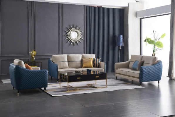 Ontwerp Klassieker Chesterfield Groot xxl 3-Zits Bank Leer Stof Bankstellen